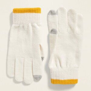 Text-Friendly Sweater-Knit Gloves